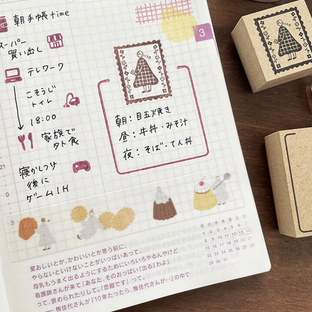 Marle-Chan Illustration Stamp Deco Stamp