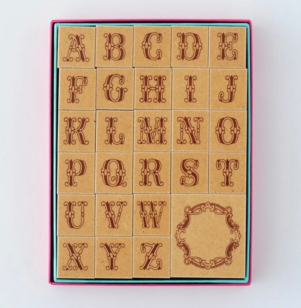 Alphabet Stamp Set Deco