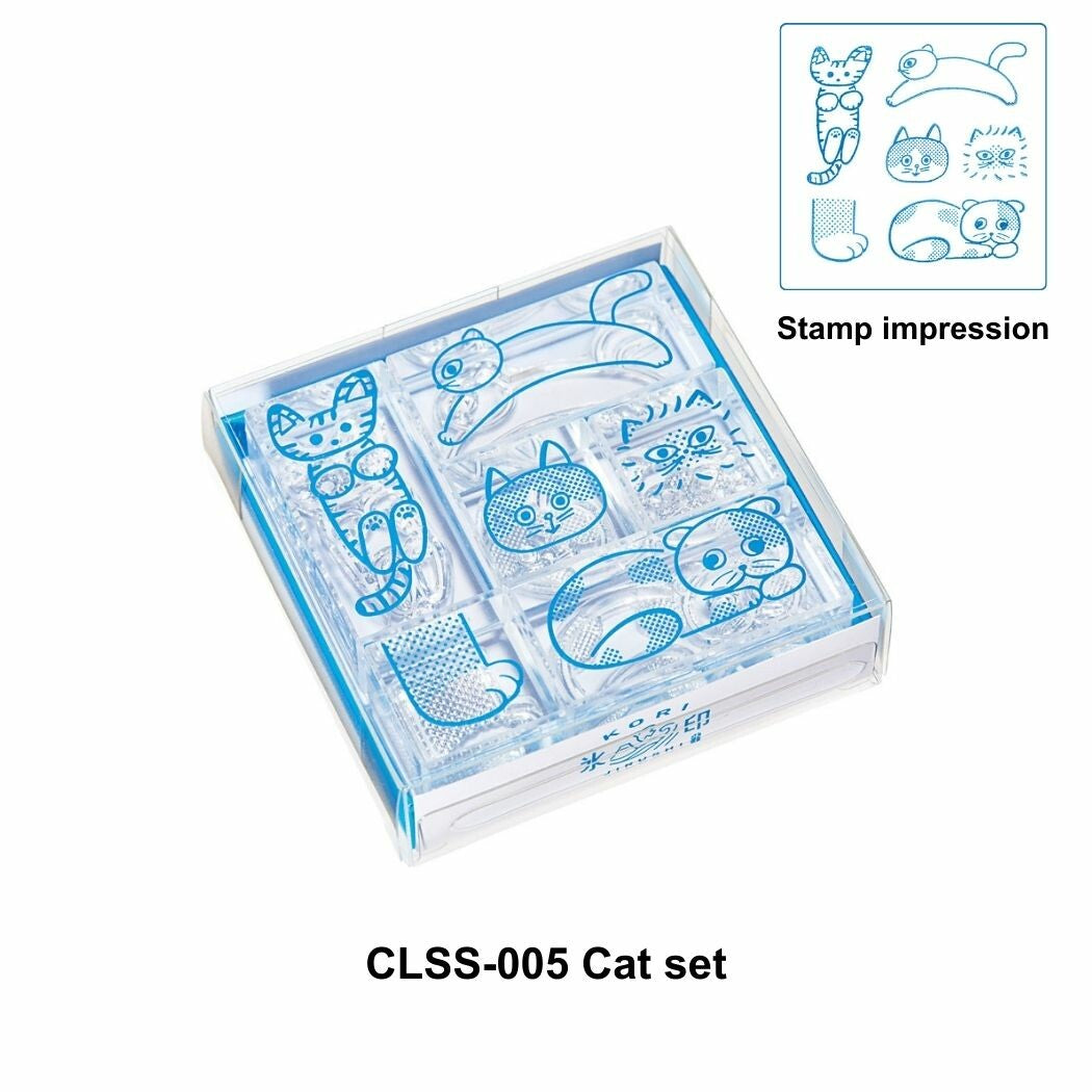 Kori Jirushi Ice Cube Stamps 6 Piece Set