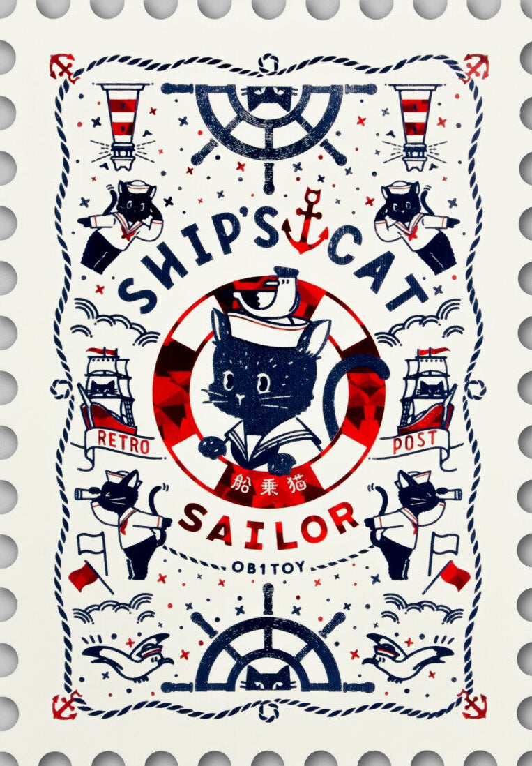 [ob1toy || オビワン] - Ship’s Cat Postcard