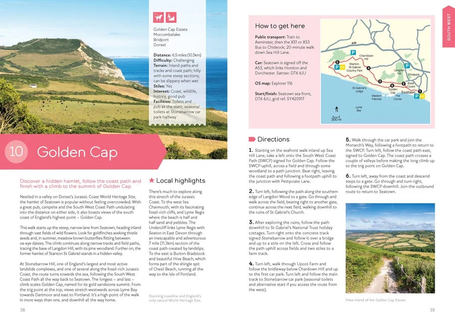 100 Classic Country Walks: Unbeatable views, amazing wildlife, great pubs and cosy cafes