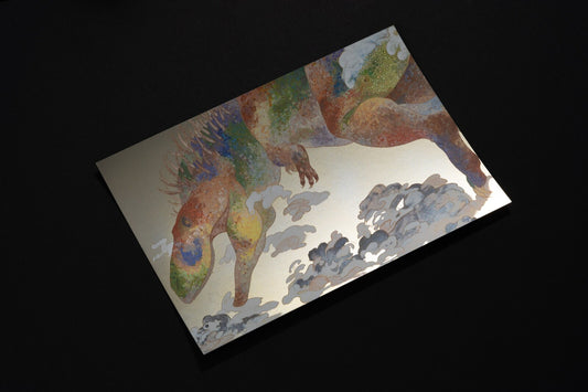 Kano Art Style Postcard - JD41 Dreaming Giganotosaurus