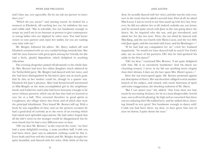 Pride and Prejudice UNSQ Version