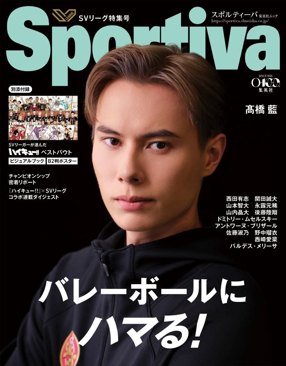Sportiva Volleyball Special SV League Special Issue Vol.4 [Appendix] "Haikyu!!" Best Bout Visual Book Chosen by SV Leaguers, Poster