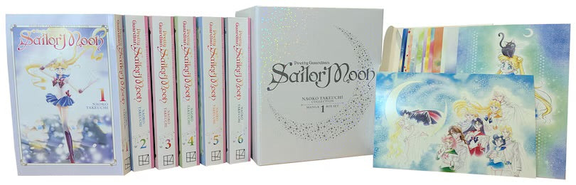 Sailor Moon Manga Box Set Vol.1-6 (Naoko Takeuchi Collection): With 16 Collectable Art Cards and a Holographic Gift Box [English Edition]