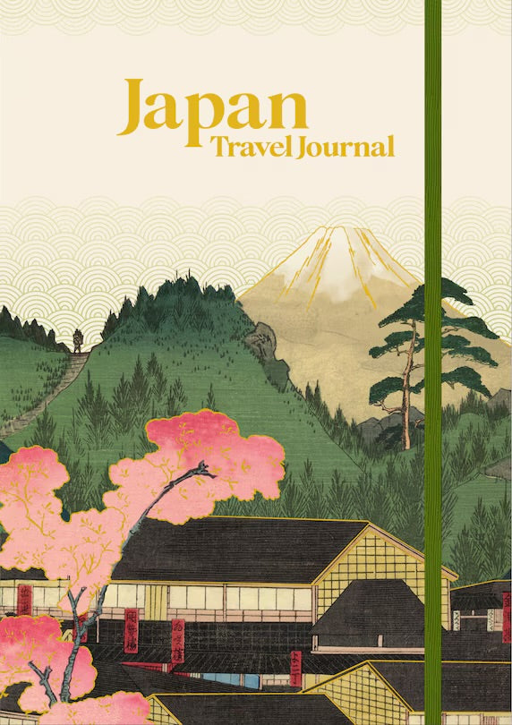 Japan Travel Journal: A5 Hardcover Travel Diary for 10 Trips with Prompts, Planning Pages and Keepsake Storage