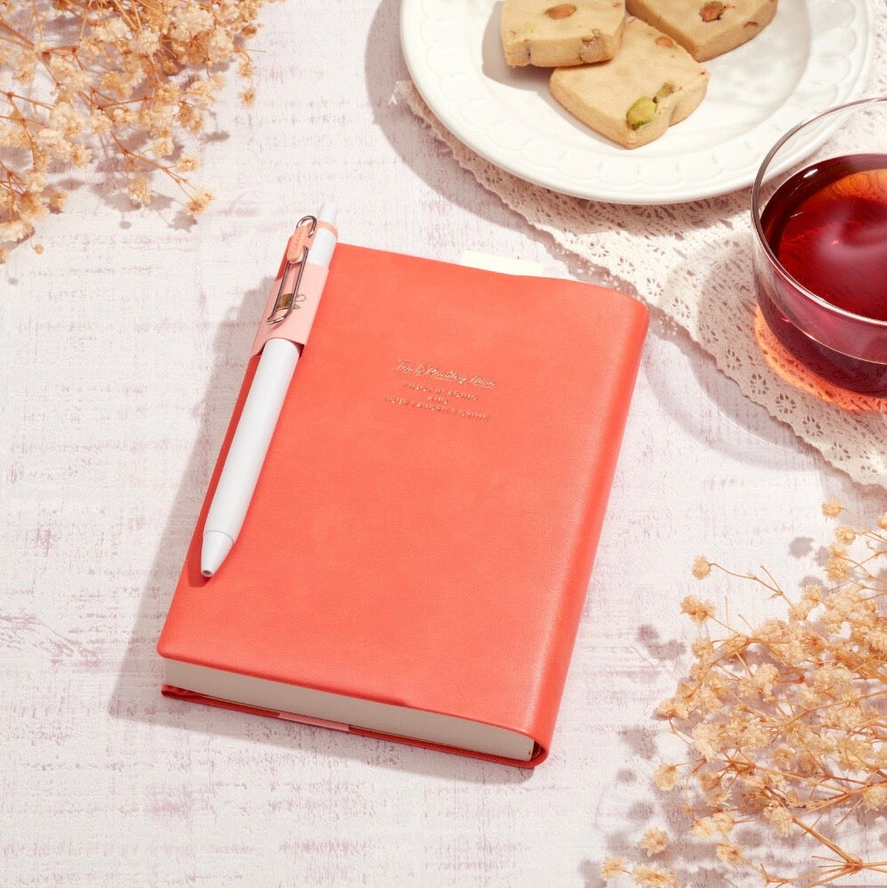 Book Cover Tea & Diary Time Diary Journal Notebook - A6