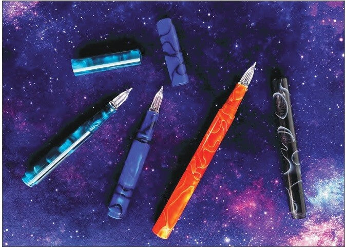 Teranishi Glass Dip Pen Aurora Borealis