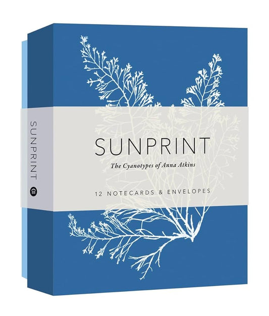 Sunprint Notecards: The Cyanotypes of Anna Atkins (12 notecards; 12 designs; matching envelopes; keepsake box)