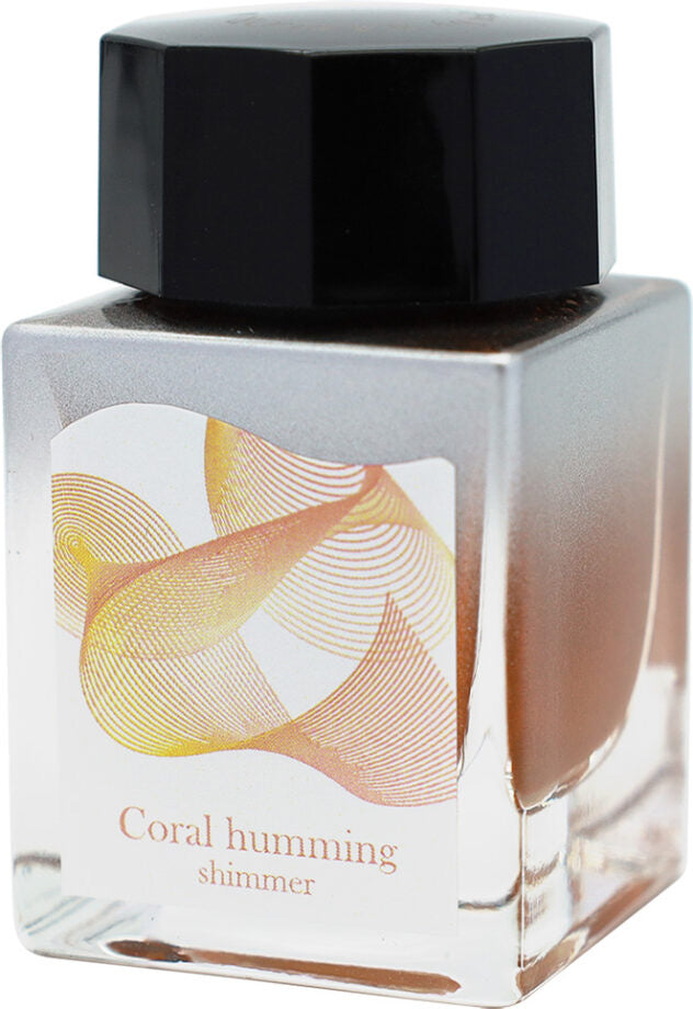 Sailor Dipton Shimmer Bottled Ink for Dip Pens - Coral Humming 20ml