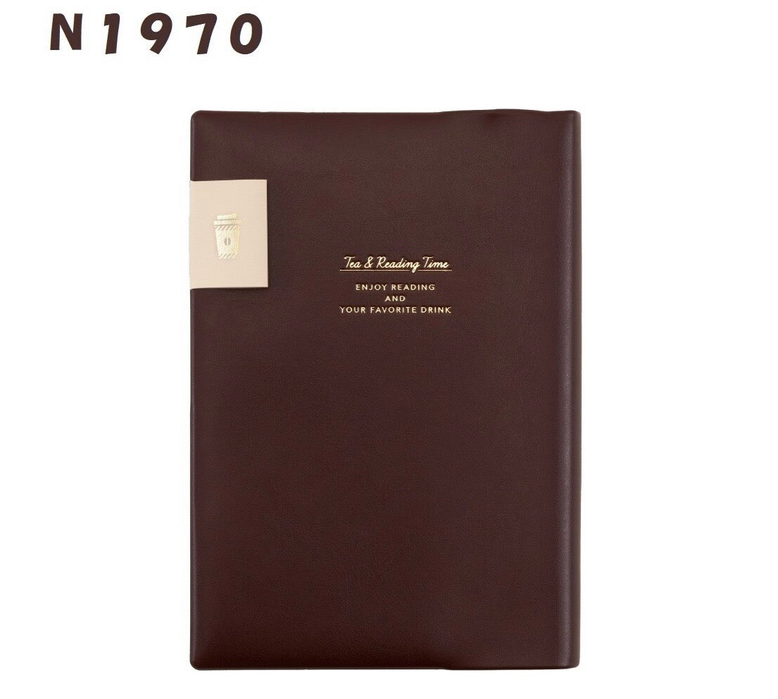 Book Cover Tea & Diary Time Diary Journal Notebook - A6
