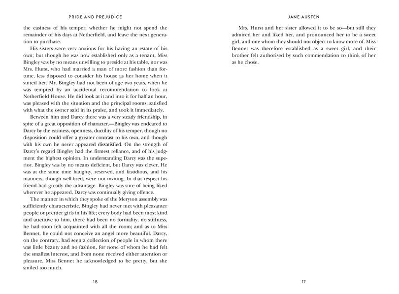 Pride and Prejudice UNSQ Version