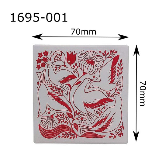 Natsuko Taguchi x Kodomo No Kao Art Wooden Stamp - Song Bird