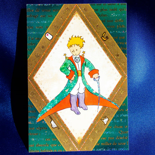Prince of the Stars foil-stamped postcard [adventure]