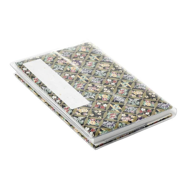 Wagamikoji Planner/Notebook/Drawing Paper L size Flower Four Seasons Cloisonne