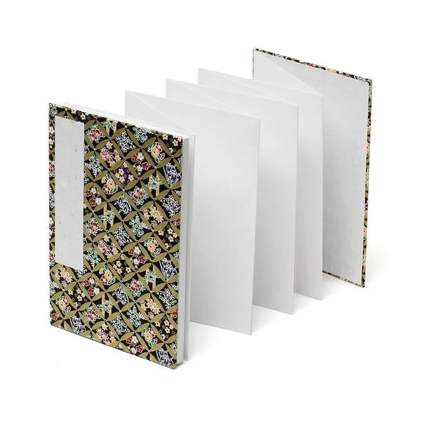 Wagamikoji Planner/Notebook/Drawing Paper L size Flower Four Seasons Cloisonne