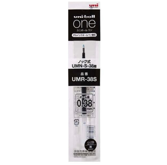 Mitsubishi Uni-Ball ONE Ballpoint Pen Refill Black, Blue, Red 0.38mm
