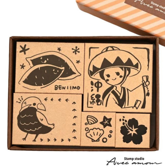 Local Stamps - Okinawa Beni Imo