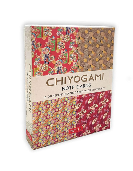 Chiyogami Japanese, 16 Note Cards