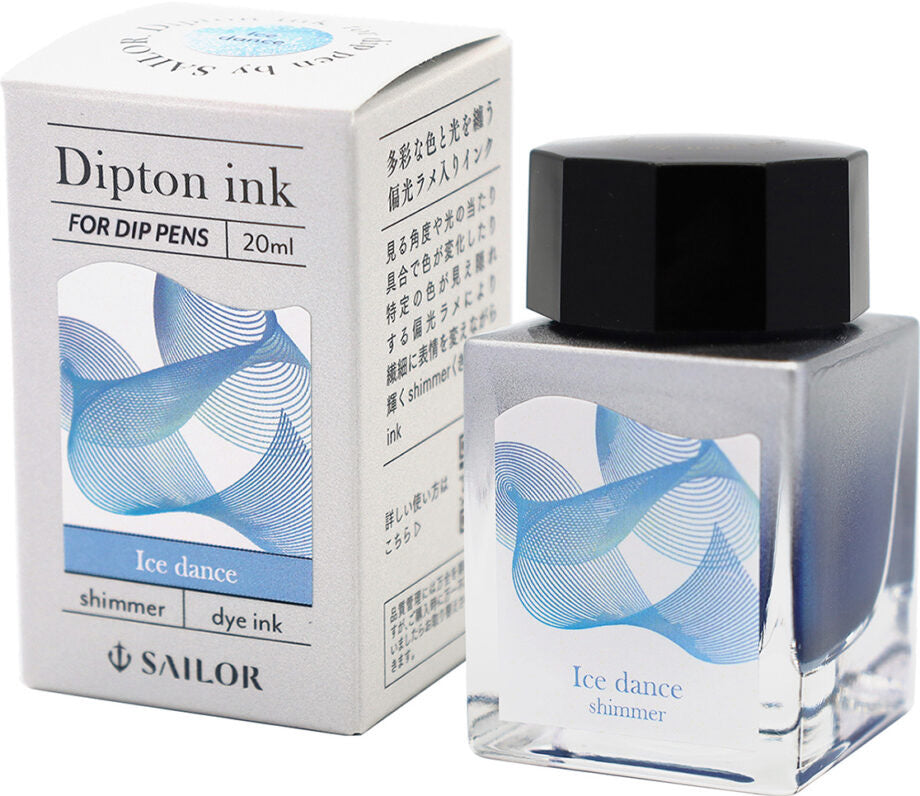 Sailor Dipton Shimmer Bottled Ink for Dip Pens - Ice Dance 20ml