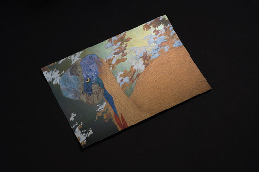 Kano Art Style Postcard - JD48 Dreaming Oviraptor