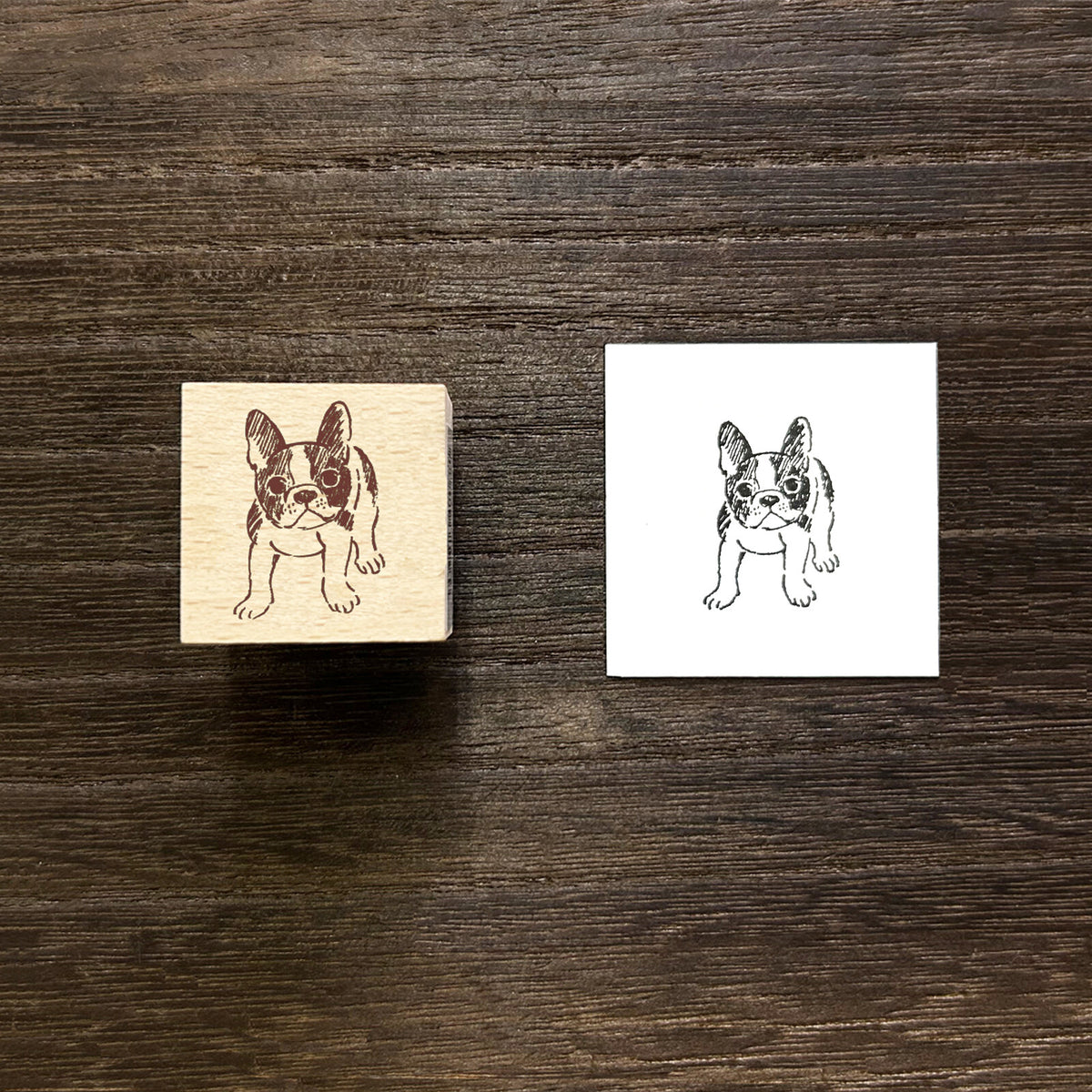 Alte Wood Stamp - French Bulldog