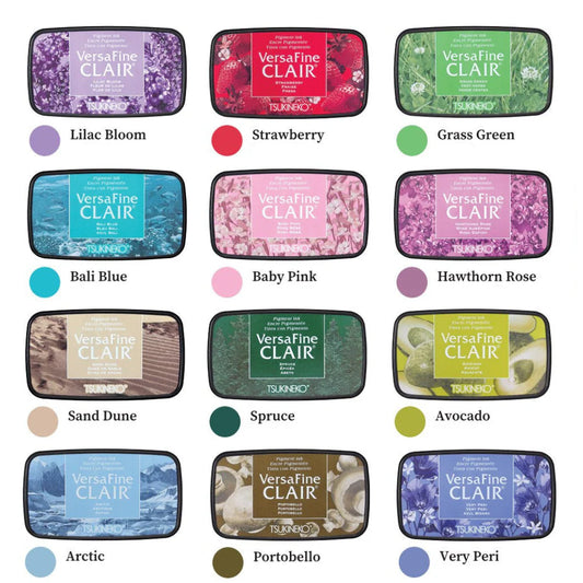 VersaFine Clair Pigment Ink Pads - Natural Colors *NEW*