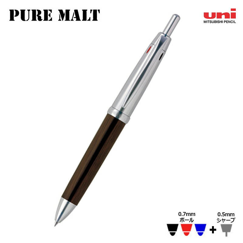 Pure Malt Premium 3&1 Multifunctional Pen 0.7mm, Pencil 0.5mm