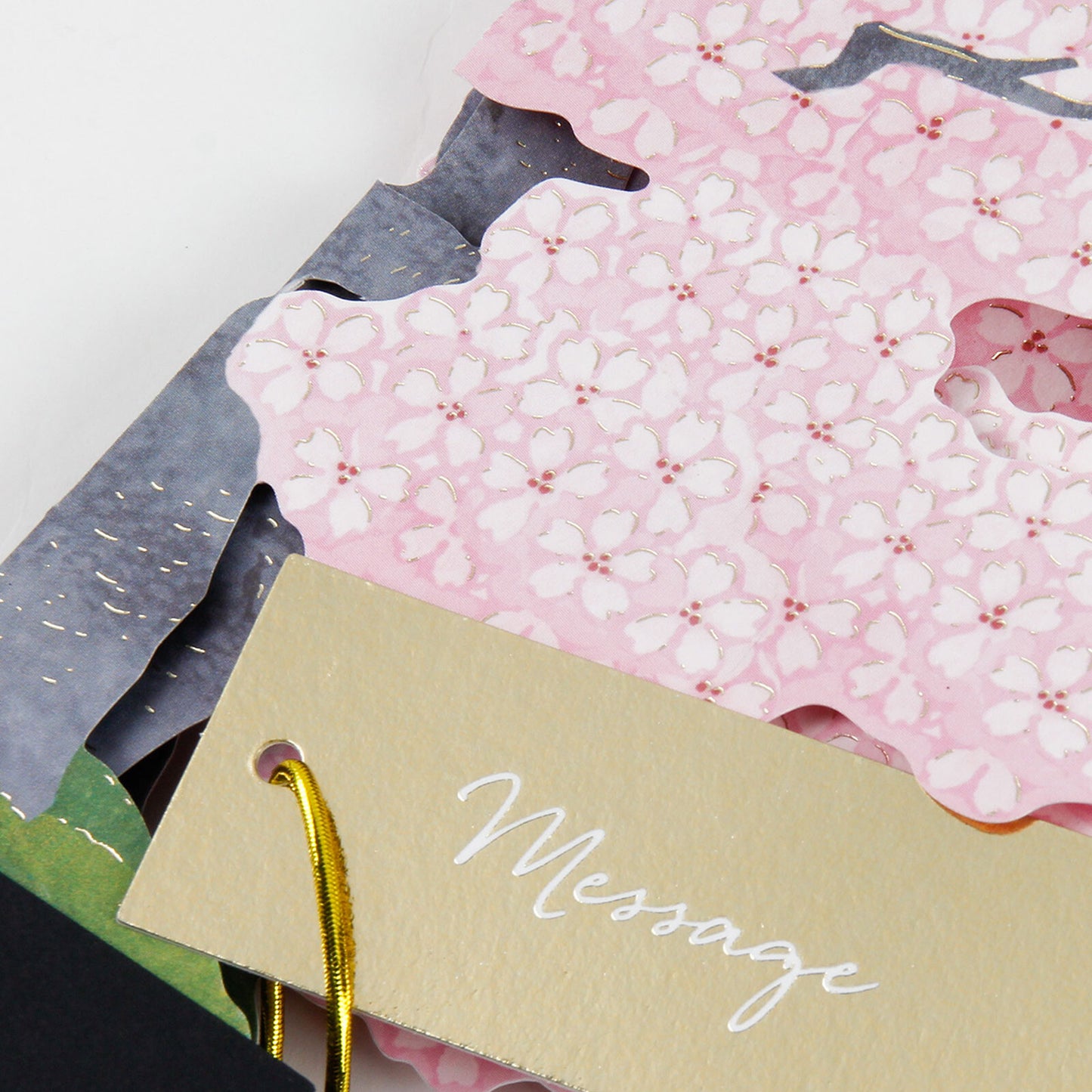 Sakura Bonsai Pop-Up Postcard
