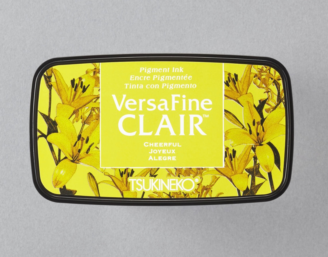 VersaFine Clair Pigment Ink Pads - Vibrant Japanese Stamp Ink Collection