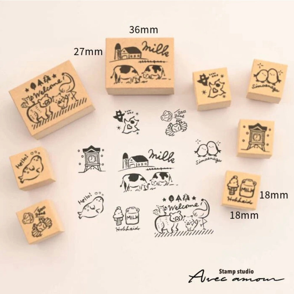 Local Stamps - Hokkaido