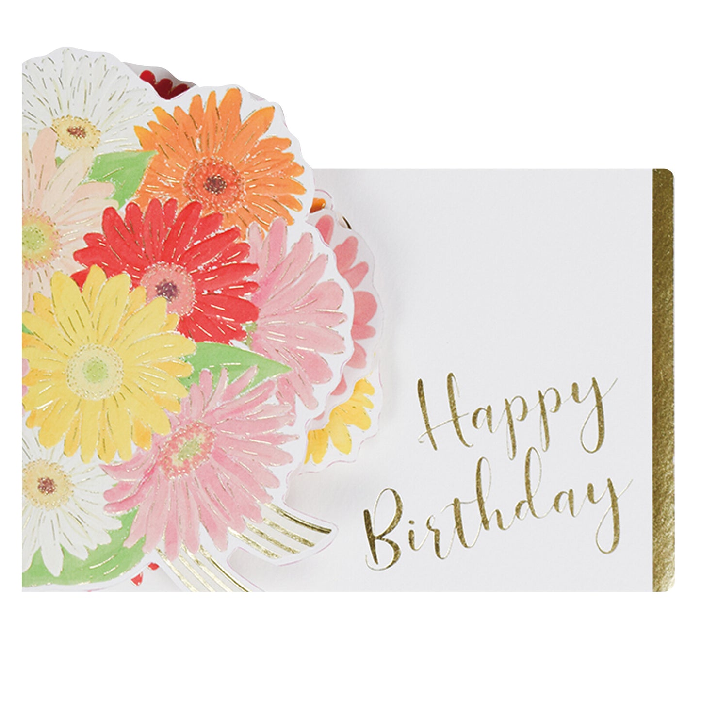Birthday Flower Pop-Up Card - Gerbera