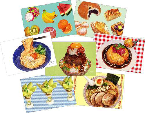 Meshitero! Specialite Momiji Mao Postcard Book