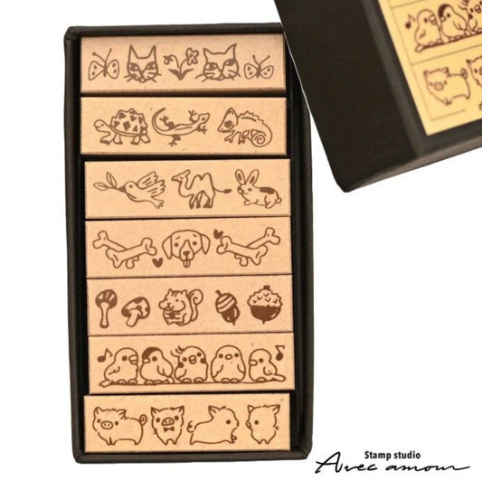 Border Stamp Animals 7-pcs Set