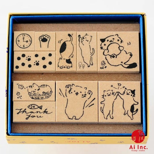 Neko no Kurashi Stamp Set