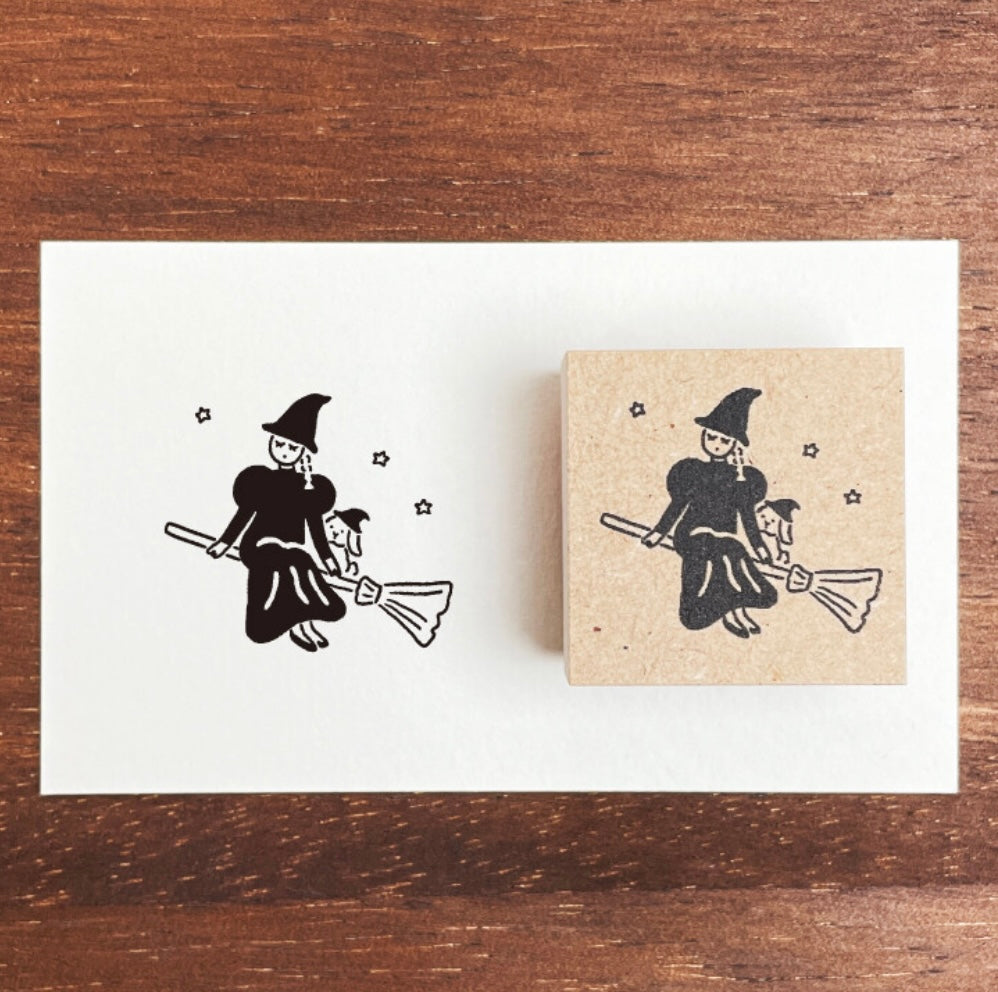 Marle-Chan Witch Seasonal Illustration Stamp