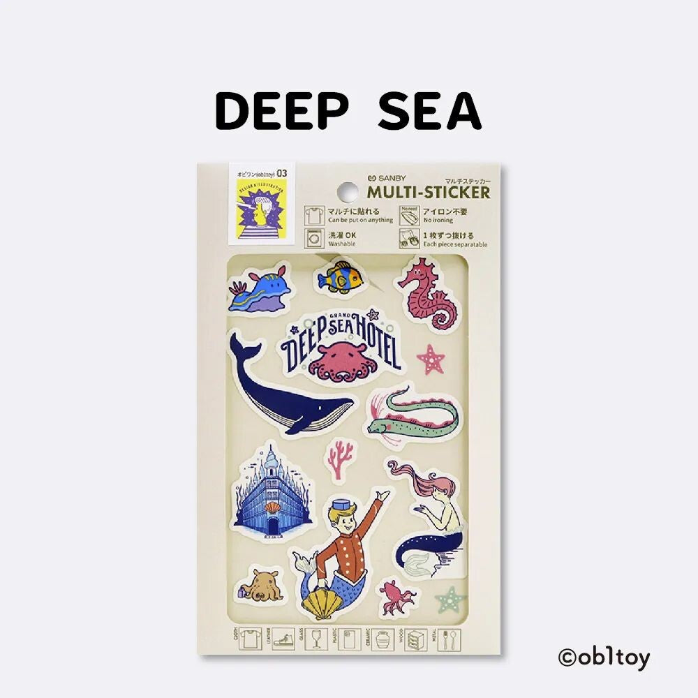 SANBY x ob1toy Multi-Sticker - Grand Deep Sea Hotel