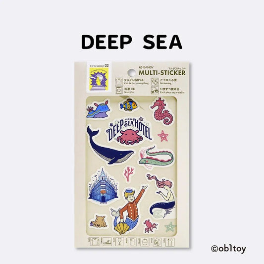 SANBY x ob1toy Multi-Sticker - Grand Deep Sea Hotel