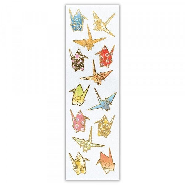 Stickers - Gold Foil Paper Crane