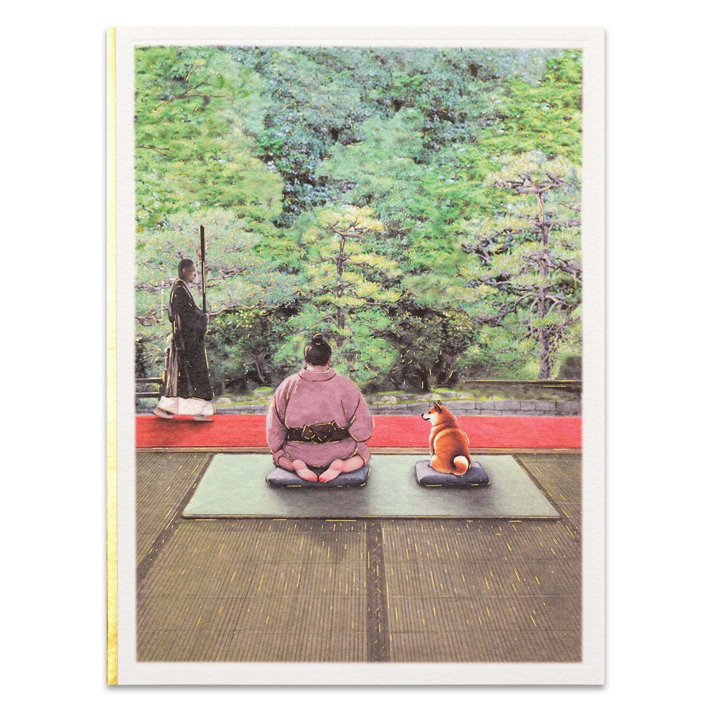 Sumo Shiba Zazen - Postcard