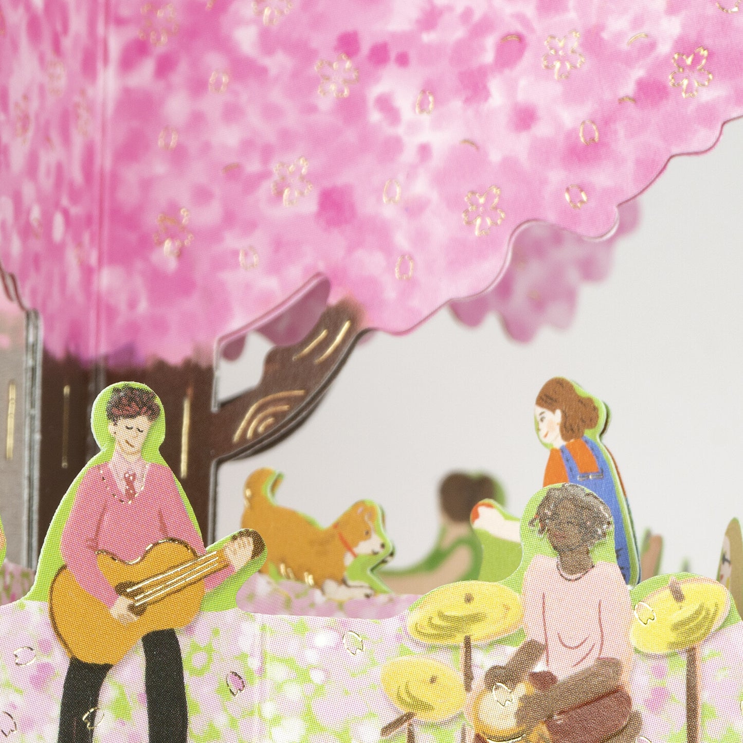 Spring Festival Sakura Hanami Pop-Up Card
