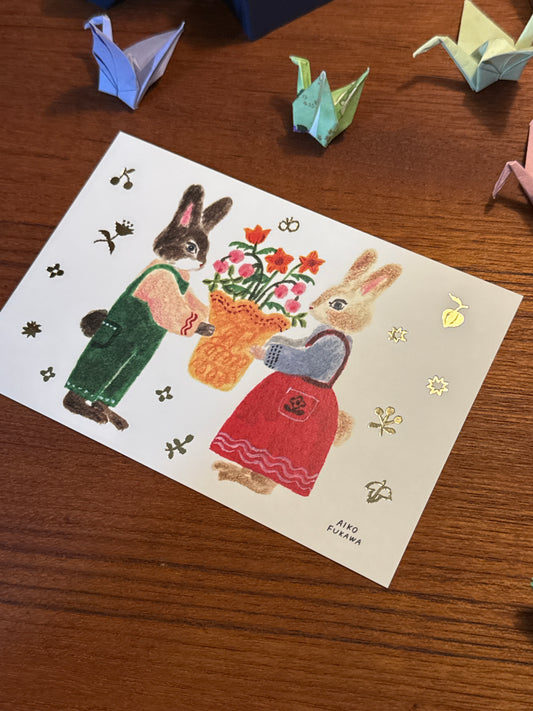 Aiko Fukawa || Cozyca Foil-Stamped Postcard Festival