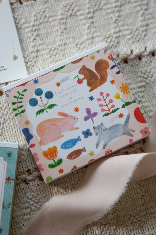 Aiko Fukawa || Cozyca Memo Pad  - Feel Nature