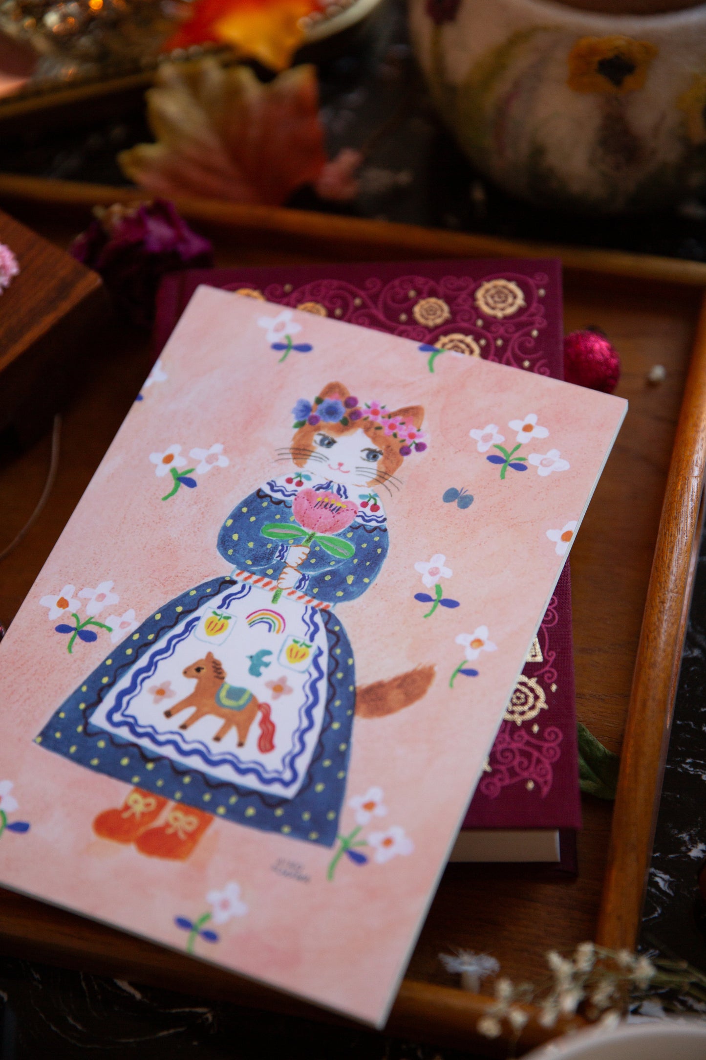 Aiko Fukawa || Cozyca A5 Size Notebook Please Have a Flower