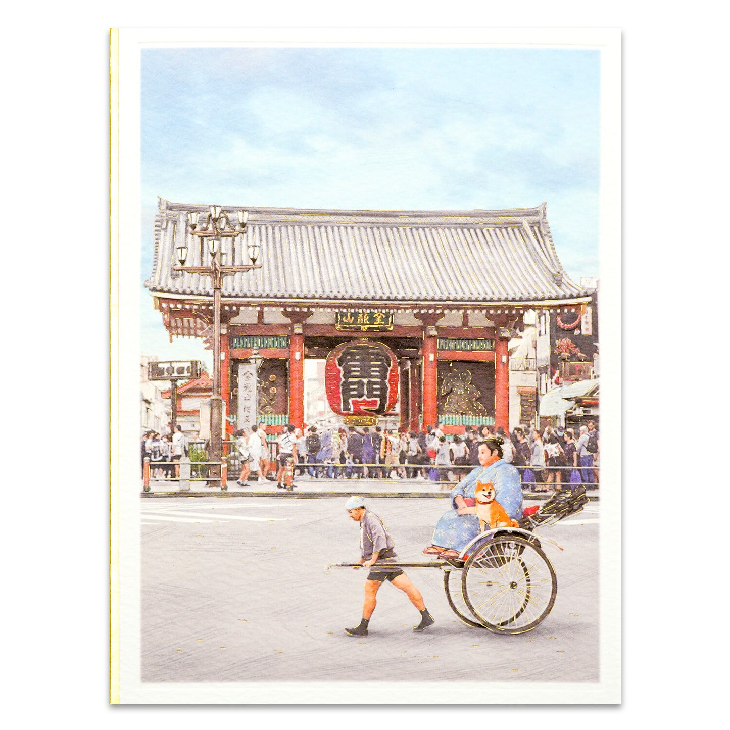 Sumo Shiba Asakusa - Postcard