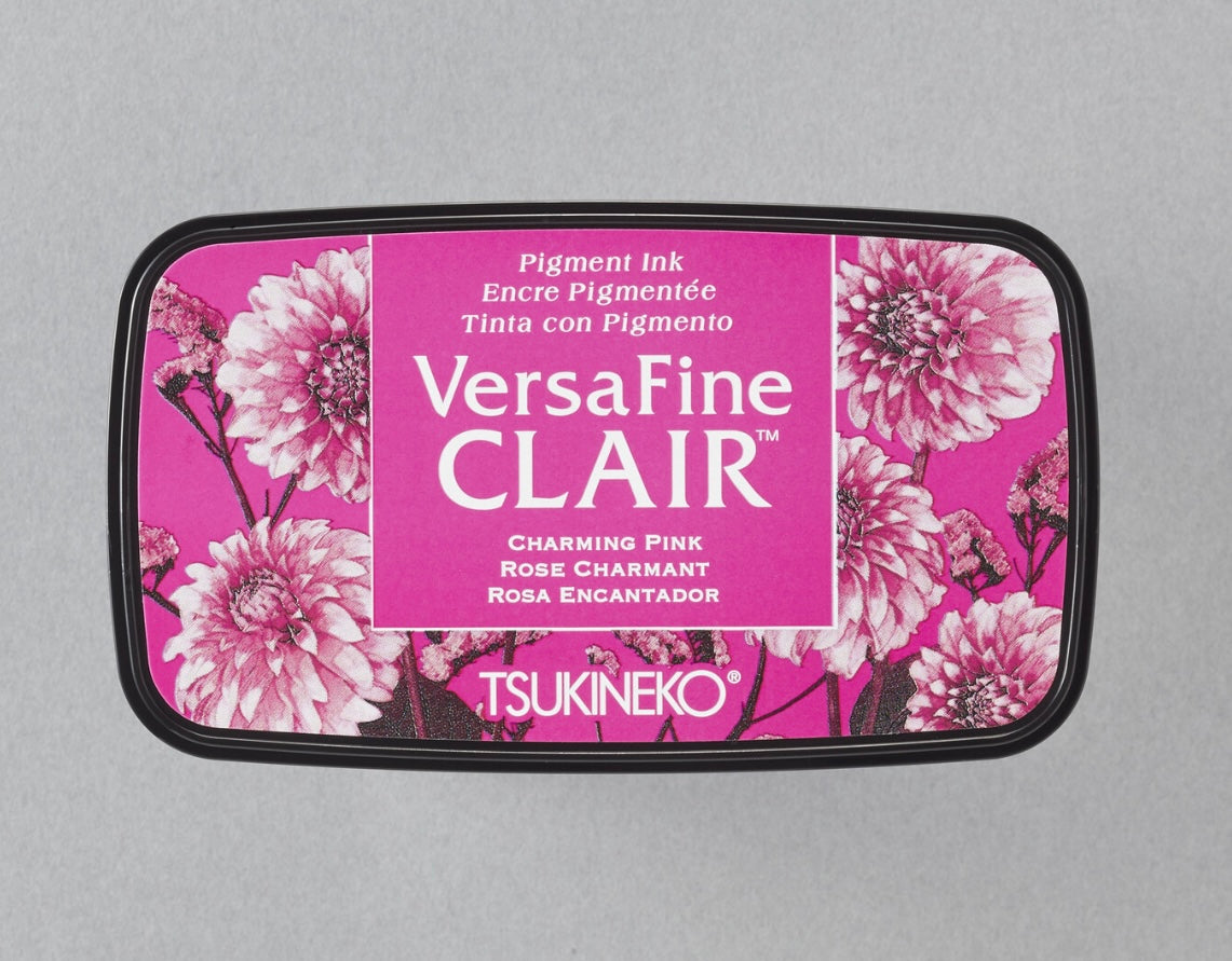 VersaFine Clair Pigment Ink Pads - Vibrant Japanese Stamp Ink Collection
