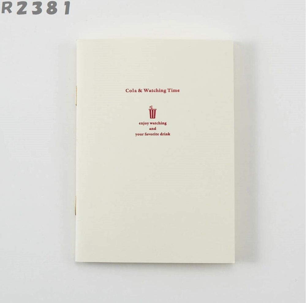 Cola & Watching Time Notebook - Record the films you watch and your drink