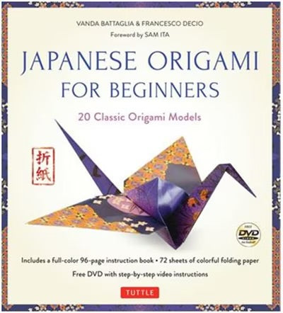 Japanese Origami for Beginners Kit: 20 Classic Origami Models: Kit with 96-page Origami Book, 72 Origami Papers and Instructional Videos: Great for Kids and Adults!