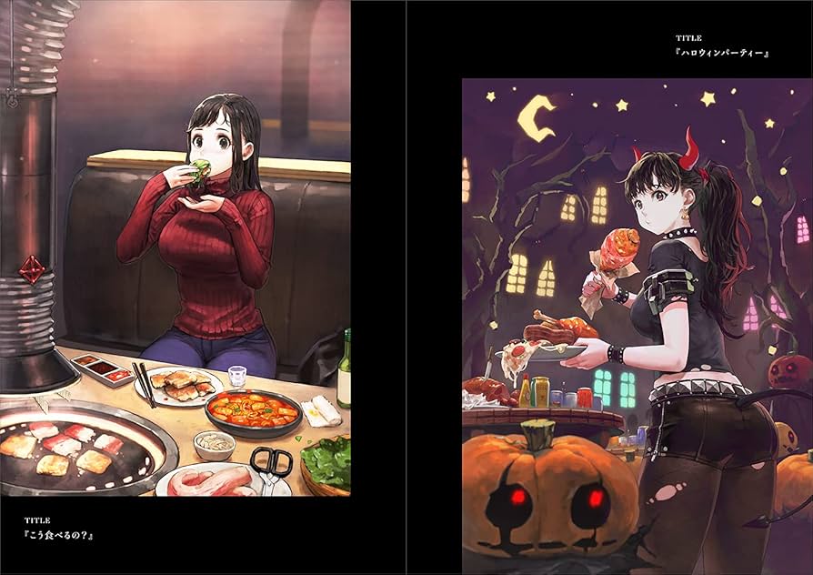 Jun Art Book: TABEGIRL