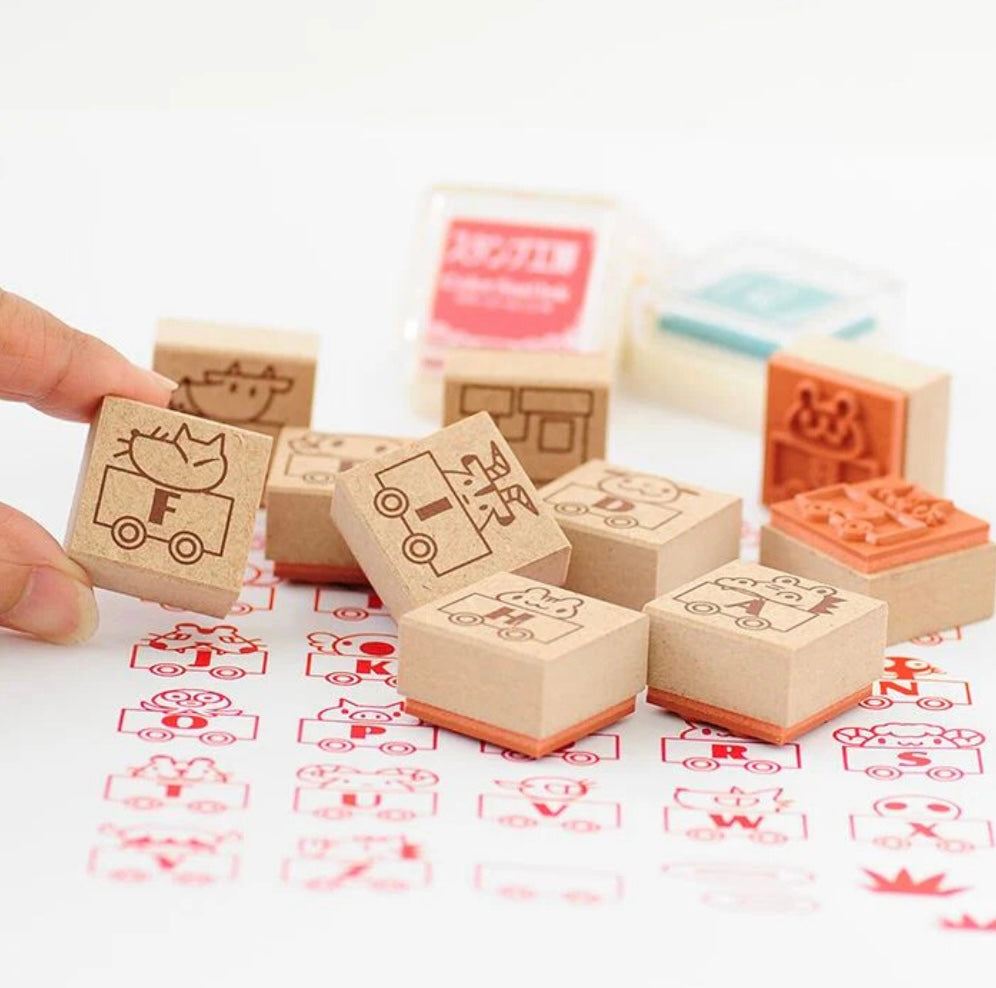 Alphabet Cat Stamp Set 30